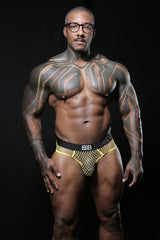 BILL'S BRIEF - YELLOW MESH
