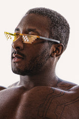 MOSAIC GLASSES - YELLOW