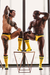 KNEE HIGH SOCKS - YELLOW